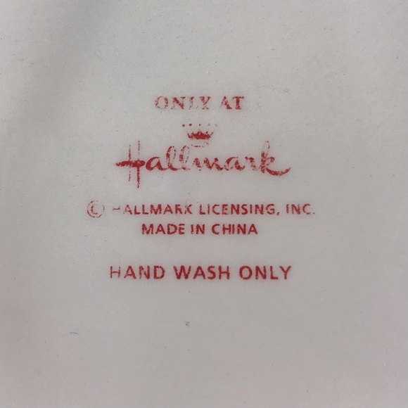 HALLMARK Snowmen & Snowflakes Oval 3D Christmas Cookie Serving Platter 15.5” - Picture 6 of 9